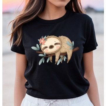 koszulka z leniwcem