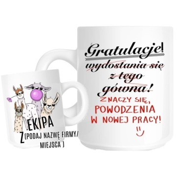 Kubek na pożegnanie z pracy
