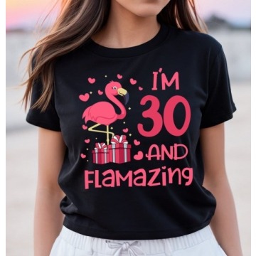 damska koszulka na 30 urodziny na prezent na 30