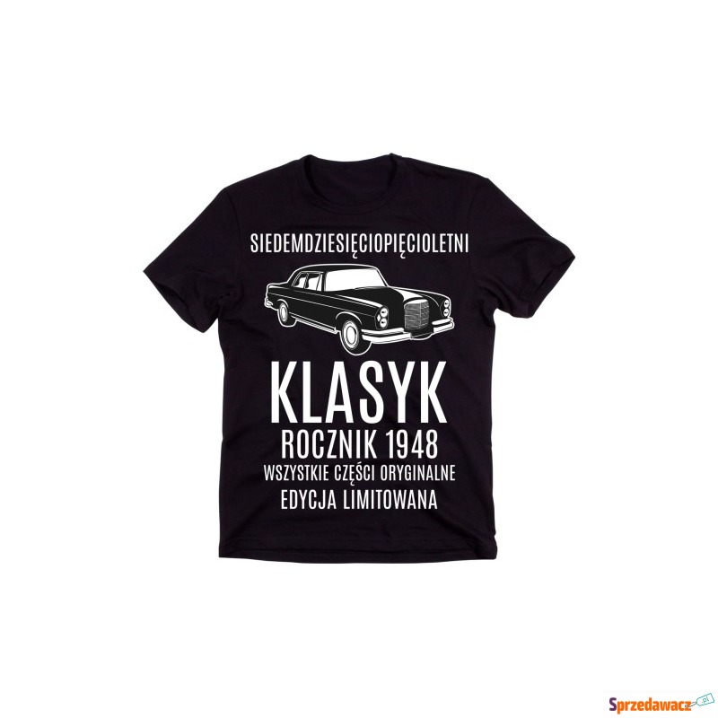 męska koszulka NA 75 URODZINY - Bluzki, koszulki - Wrocław