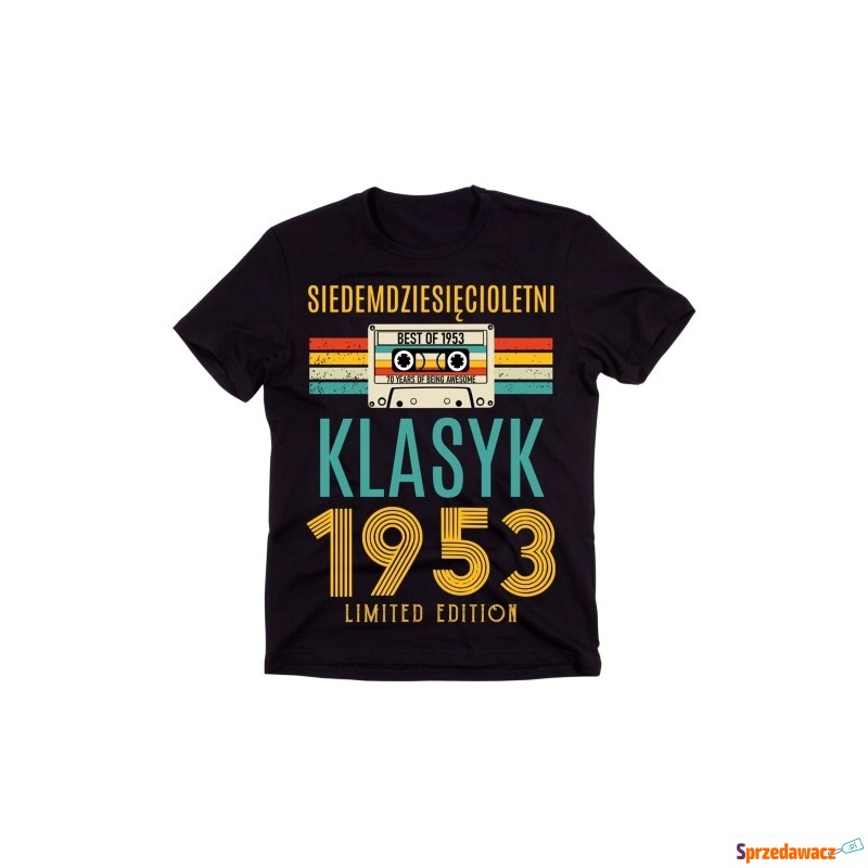 męska koszulka NA 70 URODZINY - Bluzki, koszulki - Kraków