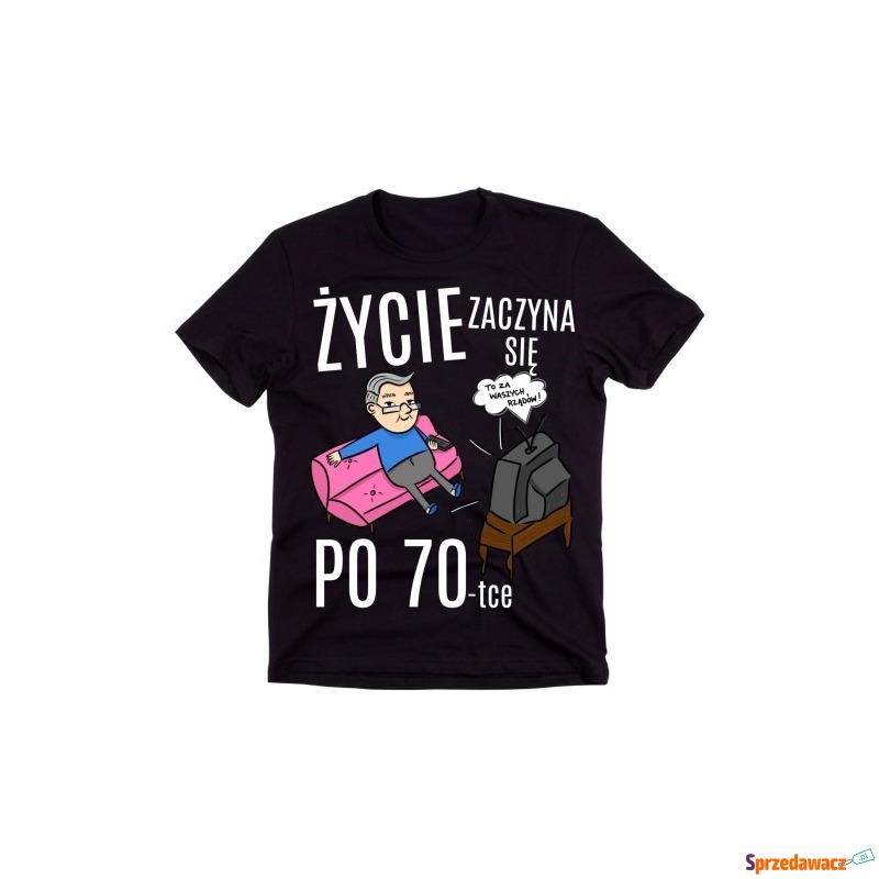 męska koszulka na 70 urodziny - Bluzki, koszulki - Kielce