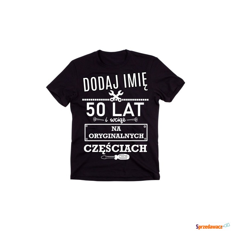 męska koszulka na 50 urodziny z imieniem - Bluzki, koszulki - Warszawa