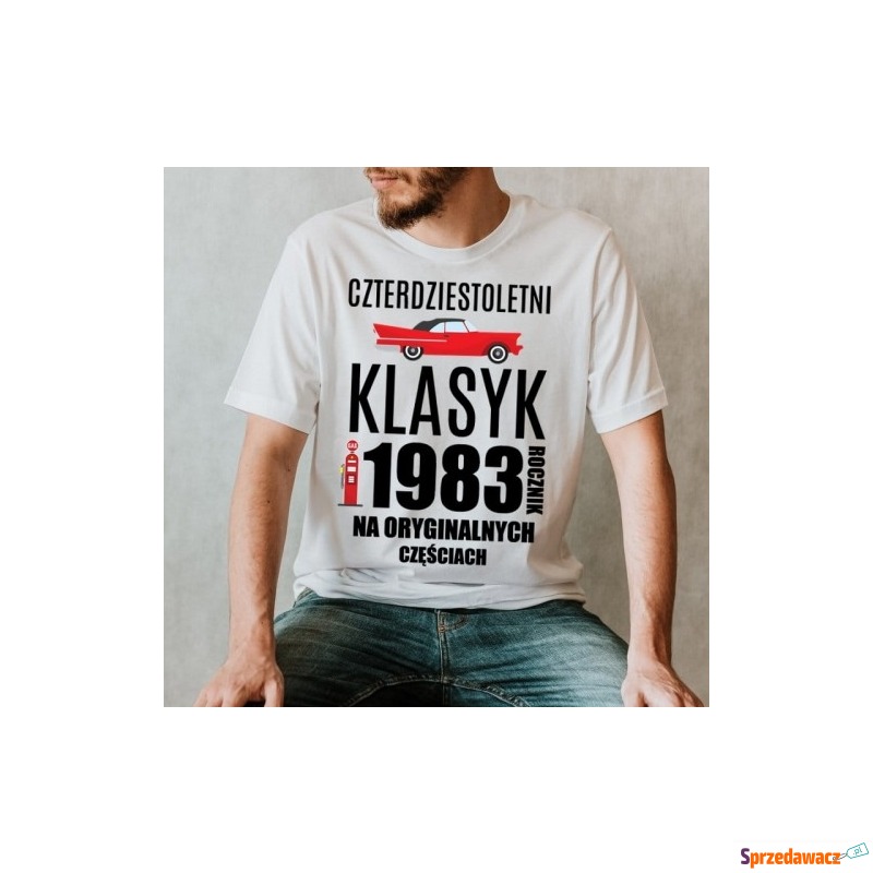 koszulka czterdziestkę na prezent na 40 urodziny - Bluzki, koszulki - Poznań