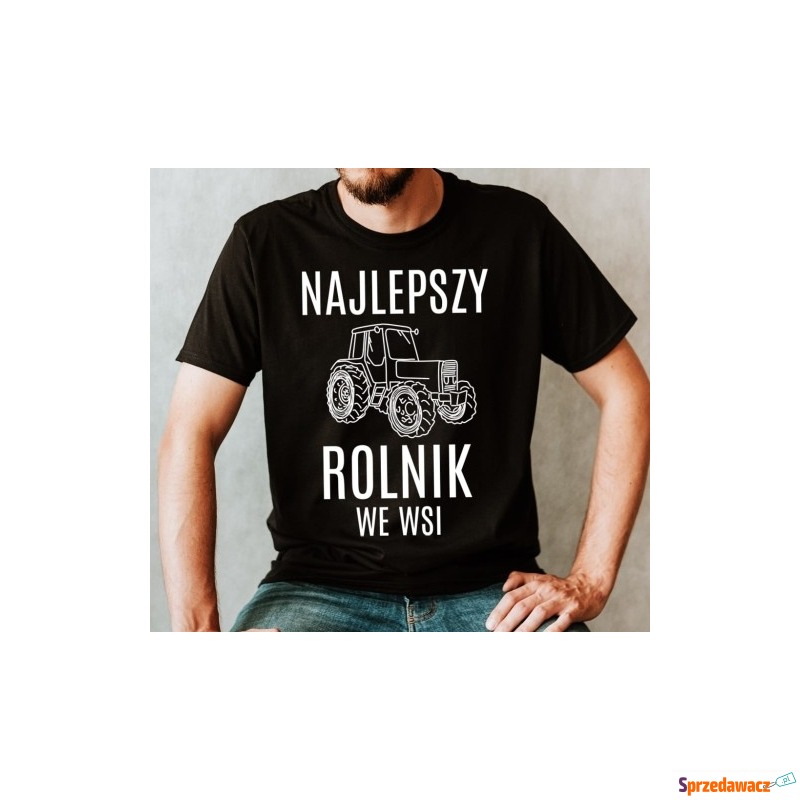 koszulka dla rolnika NAJLEPSZY ROLNIK WE WSI - Bluzki, koszule - Warszawa