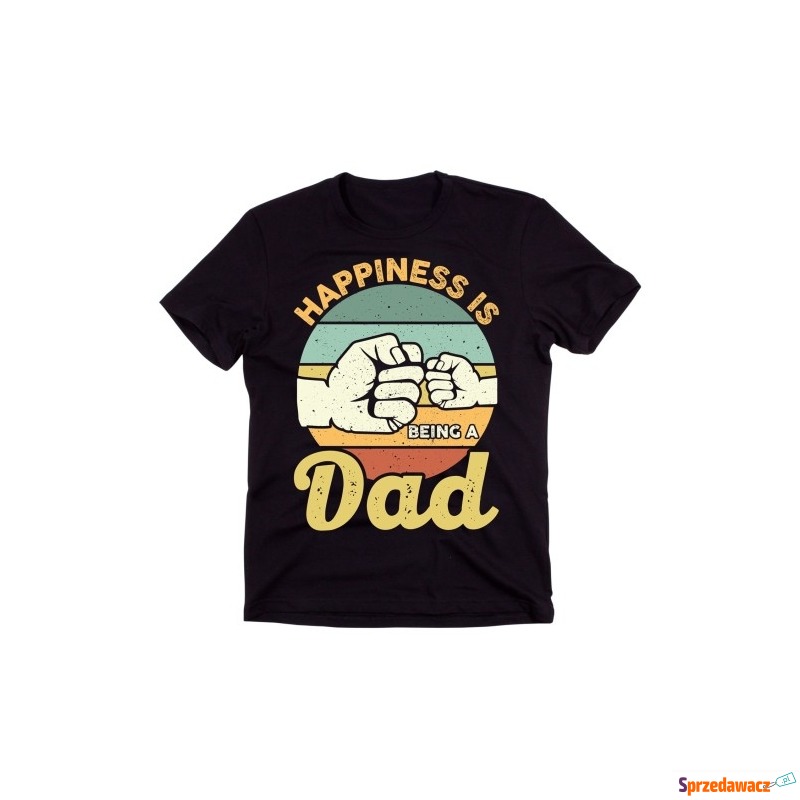 koszulka na dzień taty - szczęście to być tatą - Bluzki, koszulki - Kędzierzyn-Koźle