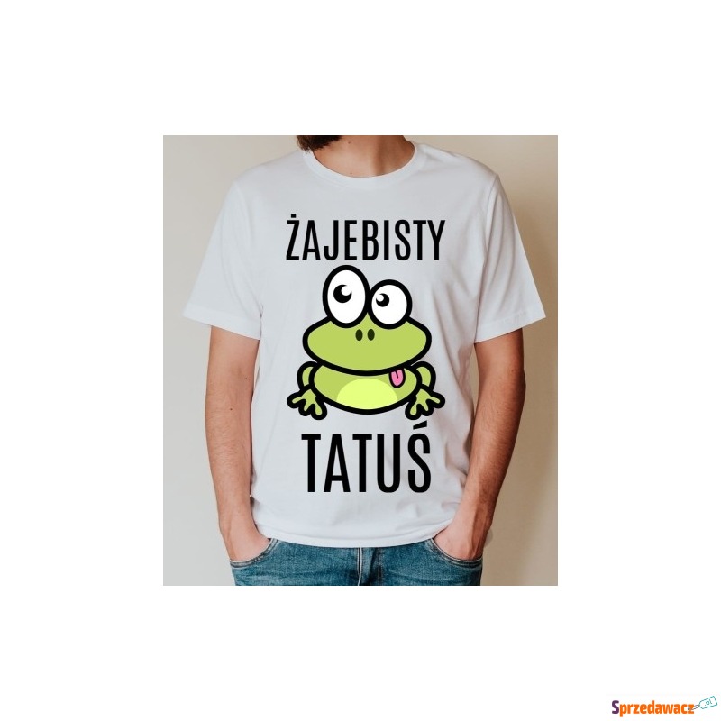 koszulka ŻAJEBISTY tatuś dla taty - Bluzki, koszulki - Poznań