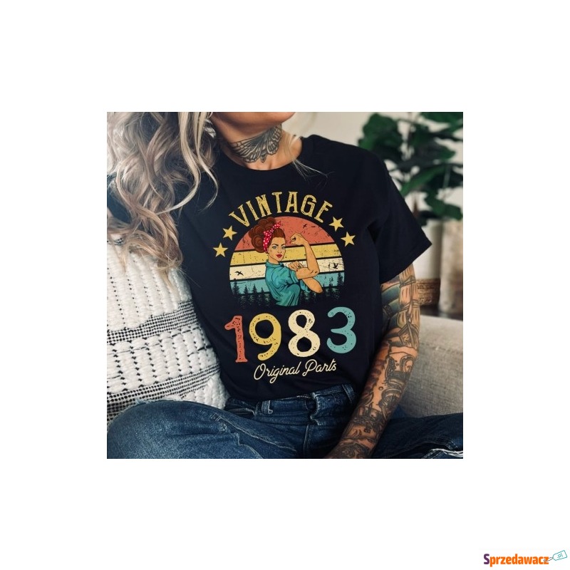 koszulka damska na 40-stke vintage 1983 - Bluzki, koszule - Przemyśl