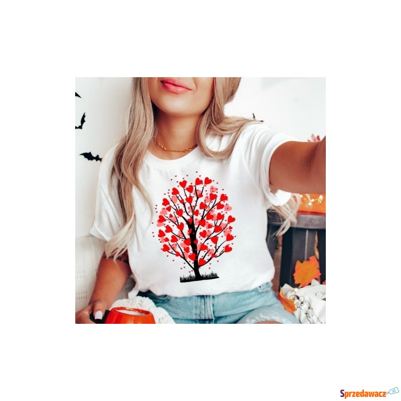 koszulka z drzewem serca - Bluzki, koszule - Bielsko-Biała