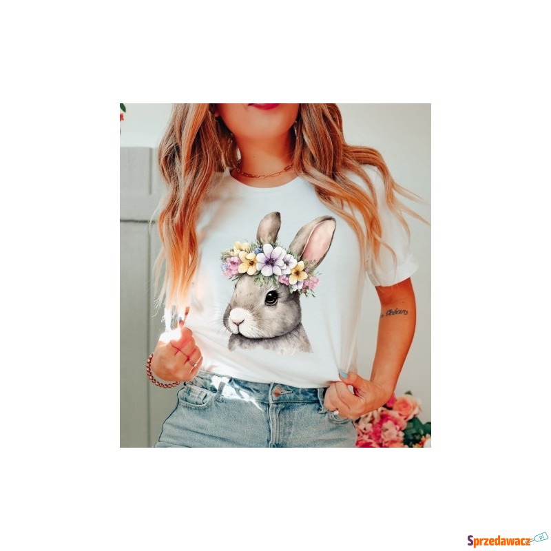 koszulka z królikiem - Bluzki, koszule - Jelenia Góra