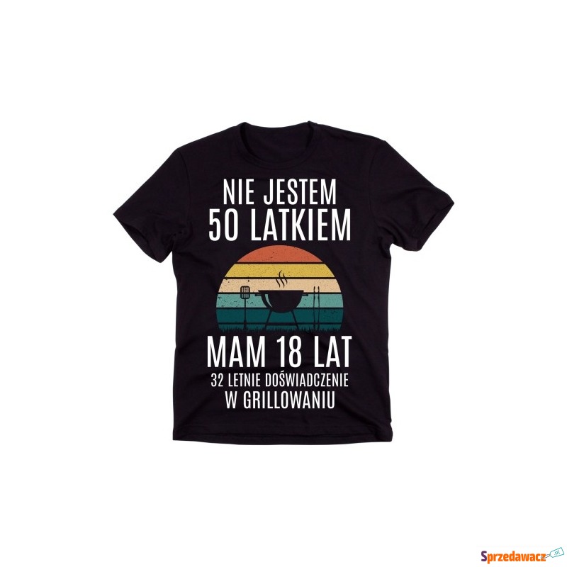 Koszulka NA 50 urodziny Z GRILLEM - Bluzki, koszulki - Sochaczew