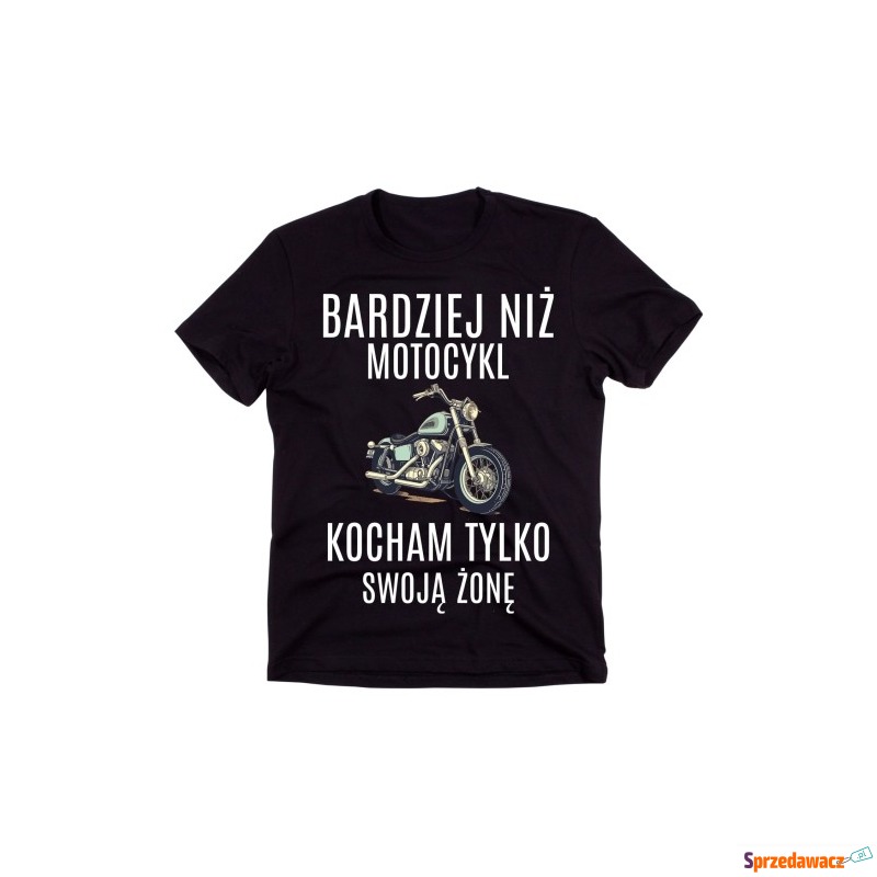 Koszulka dla męża motocyklisty z motorem - Bluzki, koszulki - Szczecin