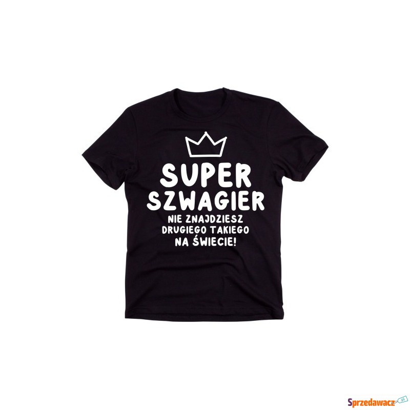 Koszulka super szwagier prezent dla szwagra - Bluzki, koszulki - Elbląg