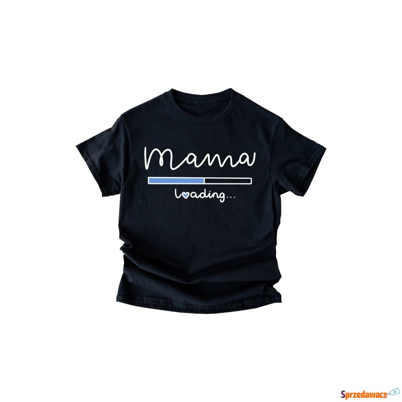 Koszulka dla przyszłej mamy chłopczyka mama loading - Bluzki, koszule - Bługowo
