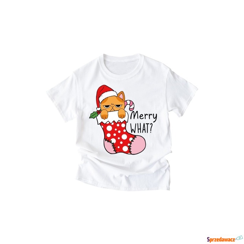 damska koszulka ze świątecznym motywem merry15 - Bluzki, koszule - Dąbrowa Górnicza