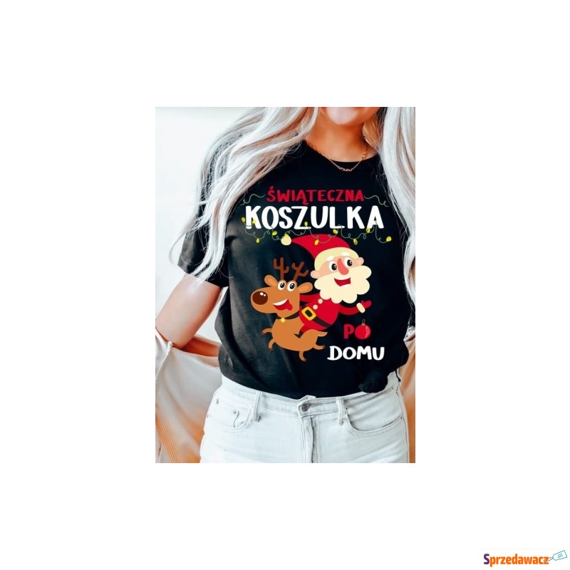 świąteczna damska koszulka - Bluzki, koszule - Warszawa