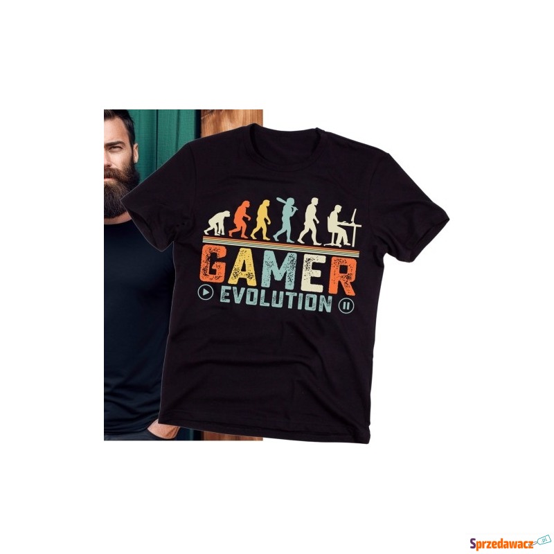Koszulka dla gracza gamer evolution - Bluzki, koszulki - Gdynia