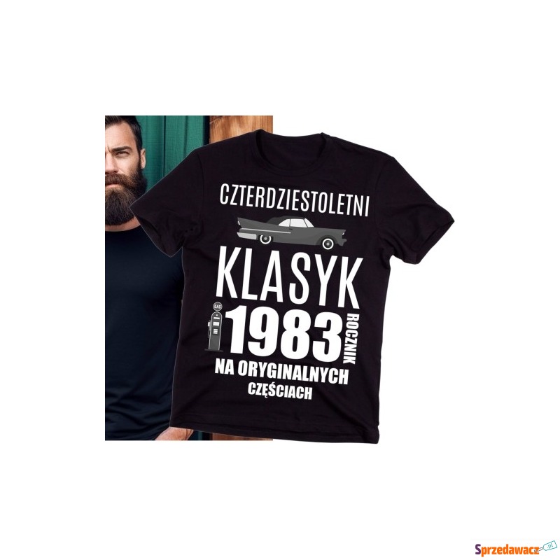 Męska koszulka na 40 urodziny na prezent - Bluzki, koszulki - Suwałki