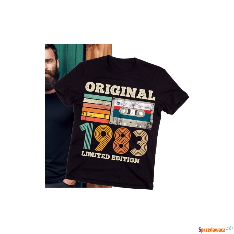 KOSZULKA NA 40 URODZINY MĘSKA - ORIGINAL 1983 - Bluzki, koszulki - Legnica
