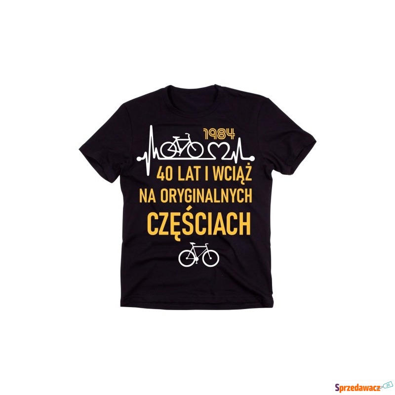 Koszulka na 40 dla rowerzysty na 40 z rowerem - Bluzki, koszulki - Kędzierzyn-Koźle