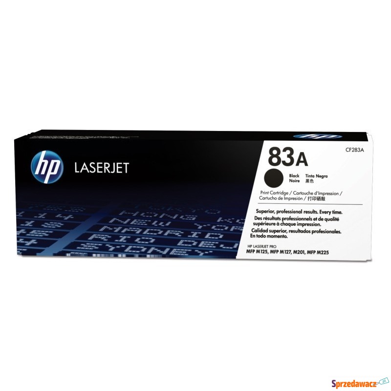 Oryginalny toner HP 83A czarny...