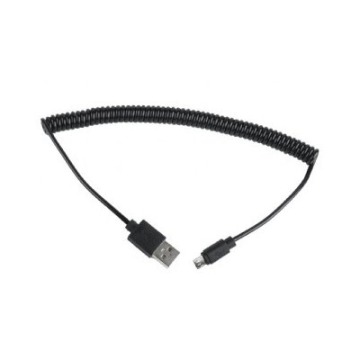 Gembird Kabel micro spirala USB 2.0 1.8m czarny AM-MBP5P