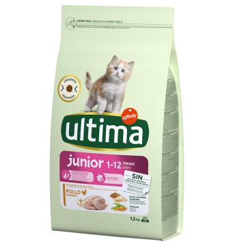 Ultima Cat Junior, kurczak - 3 x 1,5 kg