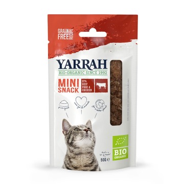 Yarrah Bio Mini przysmak dla kota - 3 x 50 g