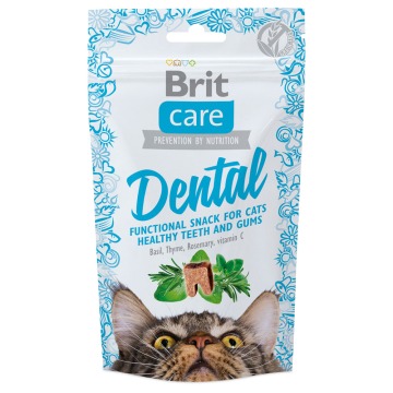 Brit Care Dental, przysmak dla kota - 3 x 50 g