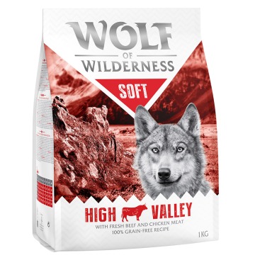 Wolf of Wilderness „Soft - High Valley”, wołowina - 5 x 1 kg