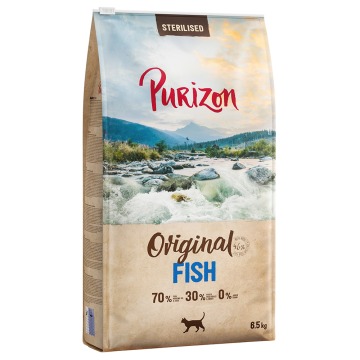 Purizon Sterilised Adult dla kota, ryba - bez zbóż - 2 x 6,5 kg