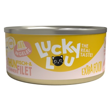 Lucky Lou Extrafood w galaretce 18 x 70 g - Tuńczyk i kurczak