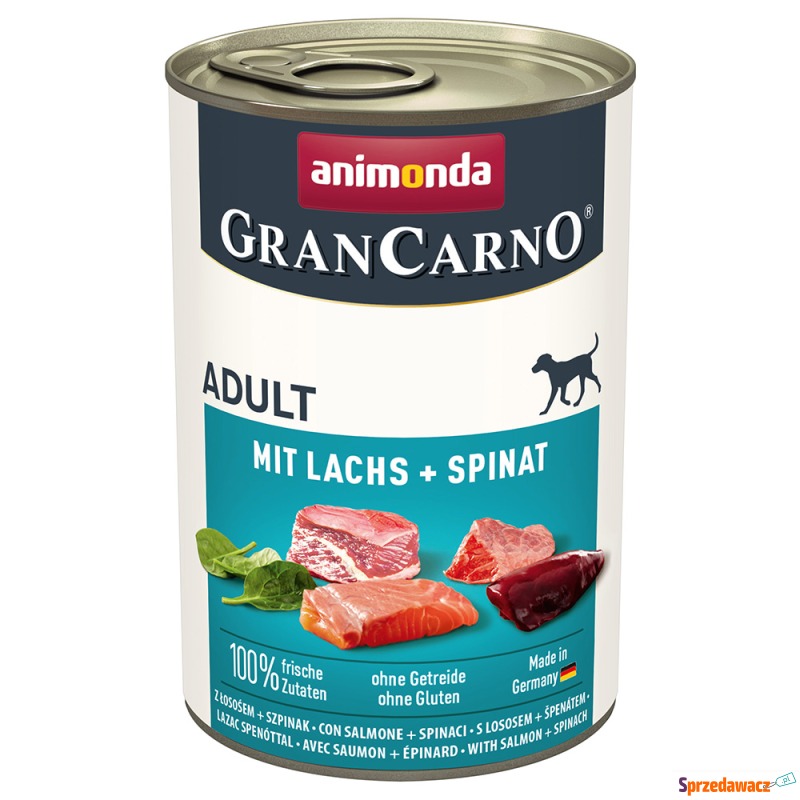 Pakiet animonda GranCarno Original, 12 x 400 g... - Karmy dla psów - Ciechanów