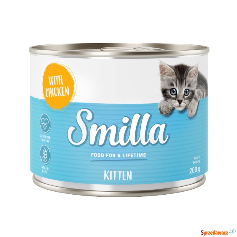 Smilla Kitten, 6 x 200 g - Z kurczakiem - Karmy dla kotów - Nysa