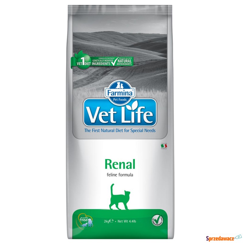 Farmina Vet Life Renal Feline - 3 x 2 kg - Karmy dla kotów - Radom