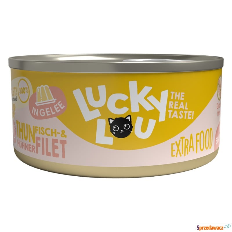 Lucky Lou Extrafood w galaretce 18 x 70 g - T... - Karmy dla kotów - Kraków