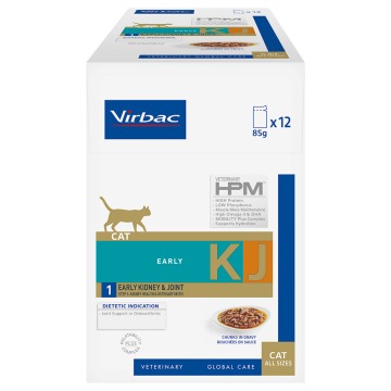 Virbac Veterinary Cat Early Kidney & Joint KJ1 - 24 x 85 g