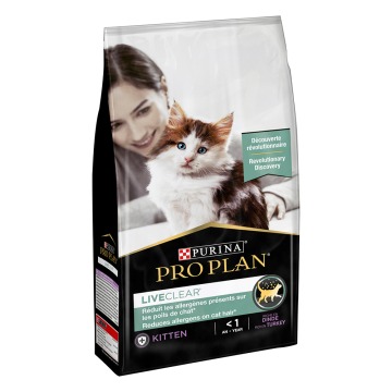 Pro Plan LiveClear Kitten, indyk - 2 x 1,4 kg
