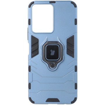 Etui Bizon Case Armor Ring do VIVO Y16, niebieskie