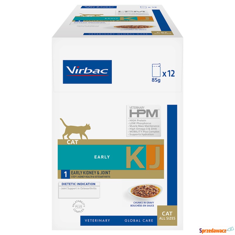 Virbac Veterinary Cat Early Kidney & Joint KJ1... - Karmy dla kotów - Miszkowice