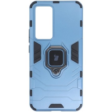 Etui Bizon Case Armor Ring do Xiaomi 12T Pro, niebieskie