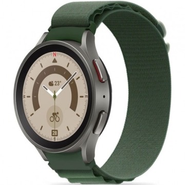 Pasek Tech Protect Nylon Pro do Galaxy Watch 6/5 Pro/5/4/3, zielony