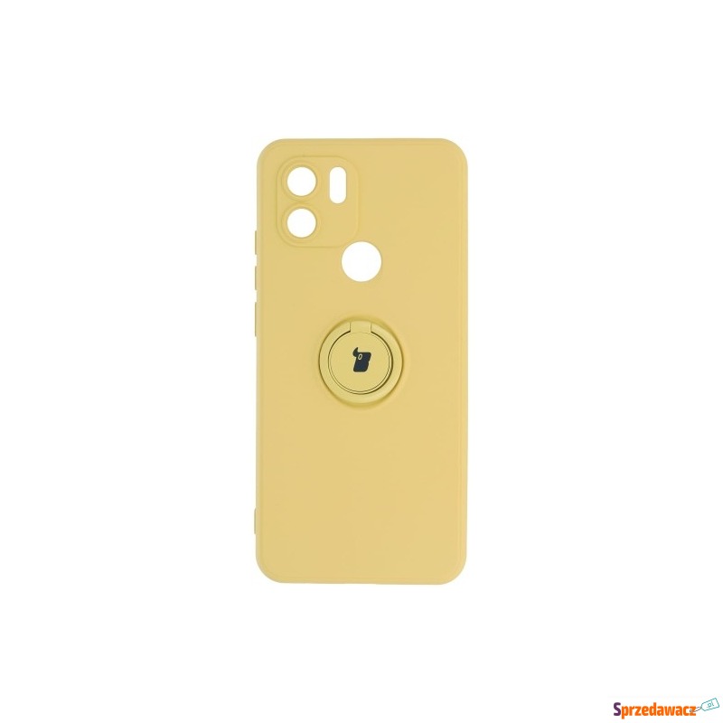 Etui Bizon Case Silicone Ring do Redmi A1, żółte - Etui na telefon - Nowy Sącz