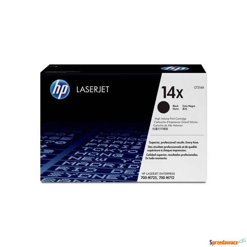 HP oryginalny toner CF214X, black, 17500s, HP... - Tusze, tonery - Dąbrowa Górnicza