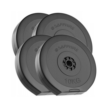 Pakiet obciążeń Sapphire solid 40 kg (4x10kg)