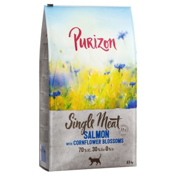 Purizon Single Meat, łosoś z kwiatami chabru - 2 x 6,5 kg