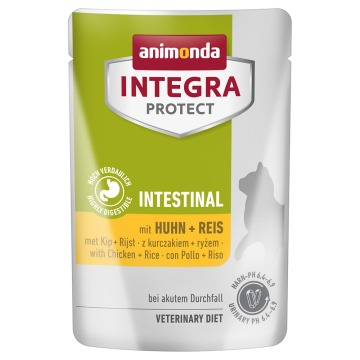Pakiet animonda Integra Protect Adult Intestinal, 48 x 85 g - Kurczak z ryżem