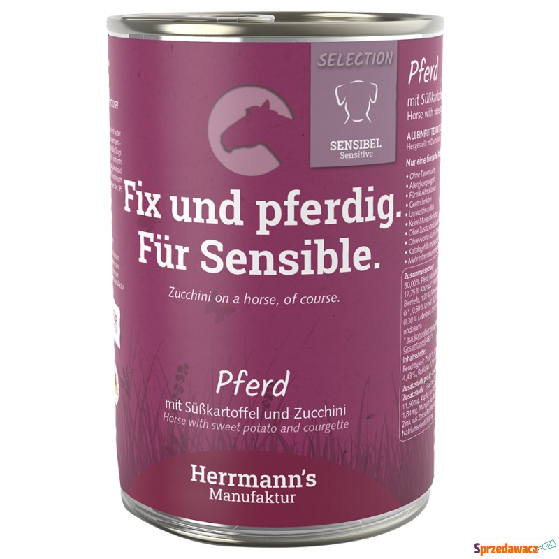 Herrmann's Selection Sensitive, 12 x 400 g -... - Karmy dla psów - Pruszcz Gdański