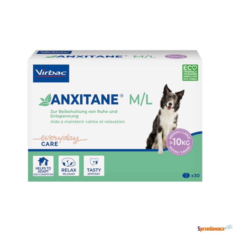 Virbac ANXITANE dla psów - M/L: 30 tabletek - Akcesoria dla psów - Gdańsk