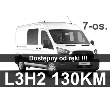 Ford Transit - DCIV Brygadowy 7-os.  L3H2 130KM  Super Niska Cena Od ręki ! 2183 zł